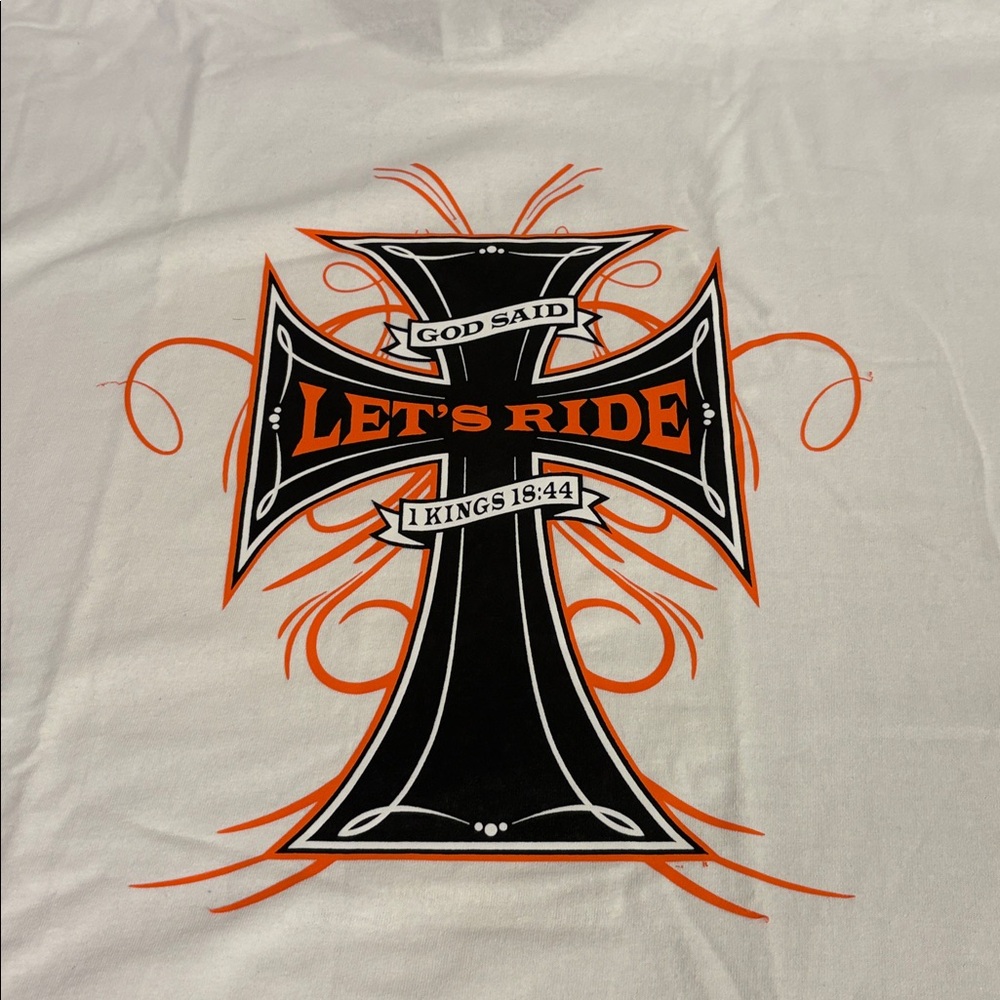 Let’s Ride Heat Press - 2XL Gildan Classic White Tee